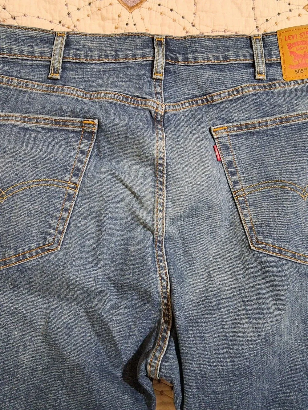 NWT Levi's 505 Jeans Tag 42x30 Actual 46x31 Rise 13.5